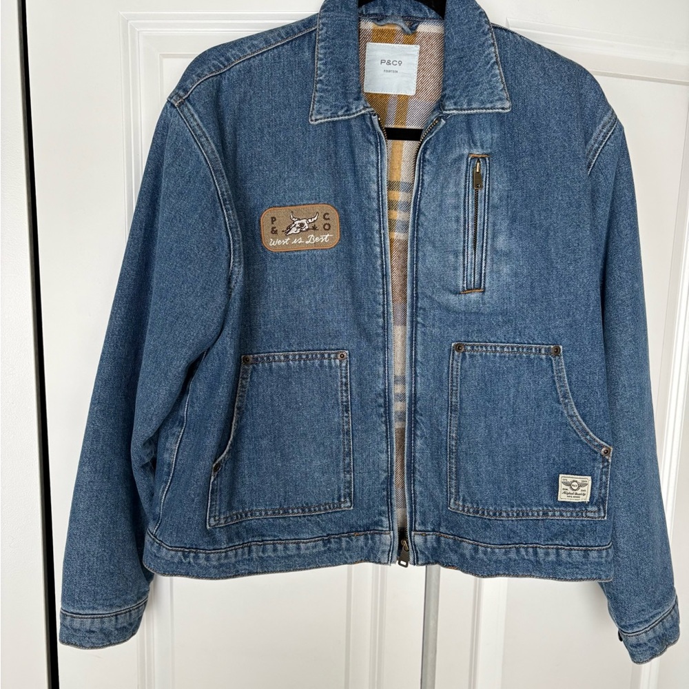 P&Co Jean Jacket Flannel Lined